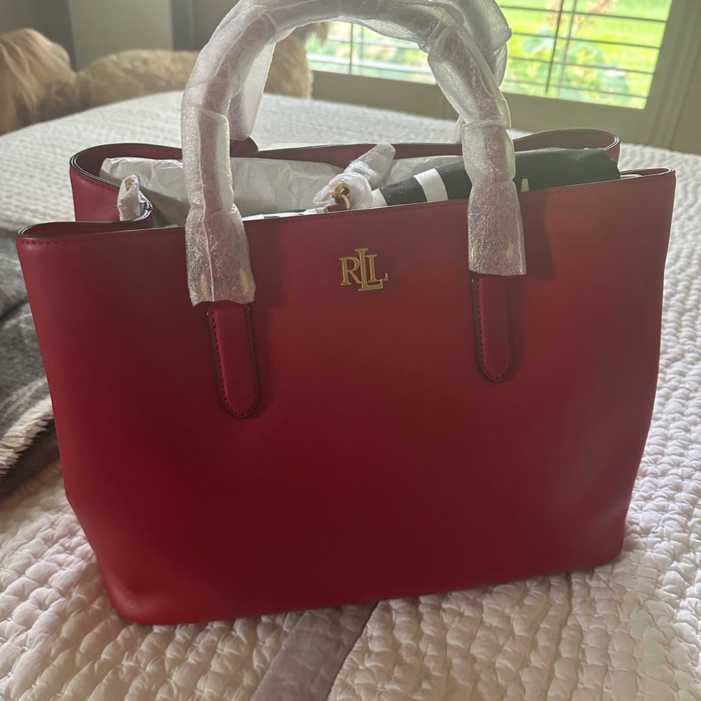 Red Ralph Lauren Bag